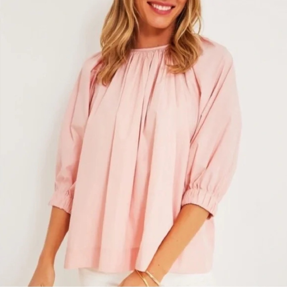 NWT Tuckernuck-Poman-der Place Blouse- Rosewater Larissa Blouse size XS
